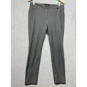 Talbots Skinny Ankle Dress Pants Womens Petite 10P Preppy Office Career Gray